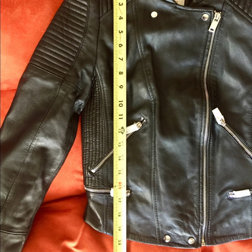 Zara Genuine Leather Jacket - Picture 6 of 8